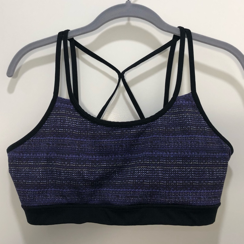 GAIAM Sports Bra (Purple, Size Medium)